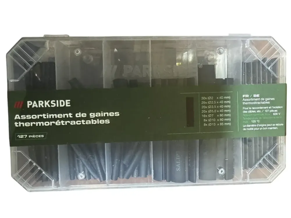 Набір термоусадкових трубок чоні 127 шт. Parkside Німеччина Полтава - фото 1