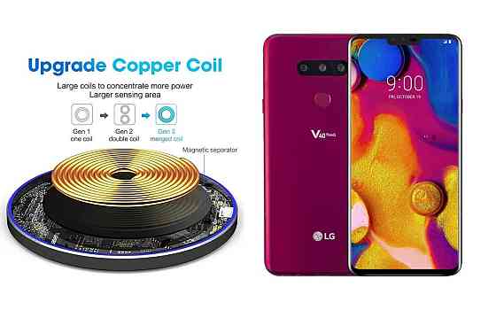 Беспроводное зарядное устройство Copper до 30W для Infinix Note 50, Note 50 Pro, USB-C, LED Киев