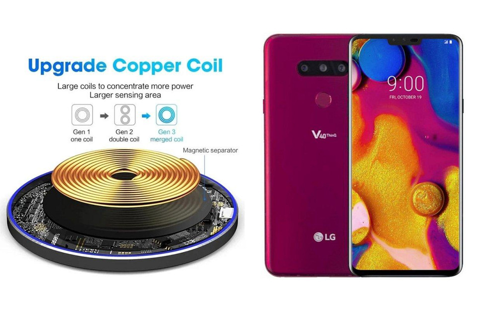 Беспроводное зарядное устройство Copper до 30W для Infinix Note 50, Note 50 Pro, USB-C, LED Киев - изображение 2