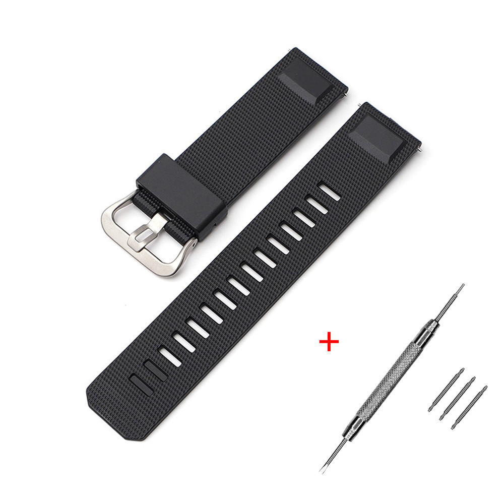 Ремінець для Casio Pro Trek PRW-6900Y Black SI SBR Київ - фото 1