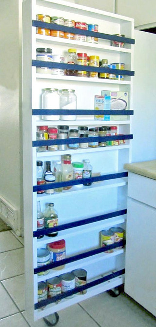 Выдвижной стеллаж 