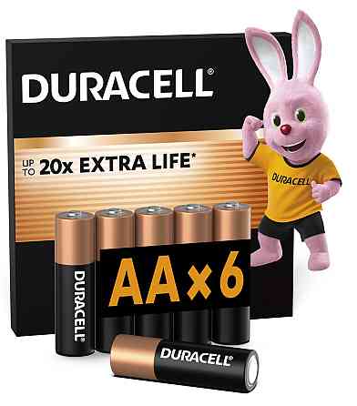 Щелочные батарейки Duracell AA, 6 шт. (6409642) Киев