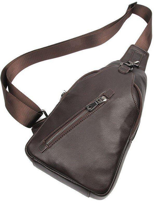 Сумка мужская через плечо Vintage 14952 Коричневая Киев - изображение 5