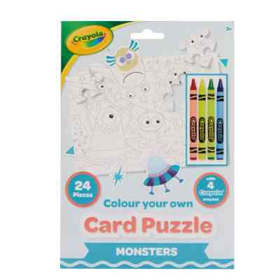 Набор для творчества Crayola Пазл-раскраска Монстры С карандашами (15919-A) Винница