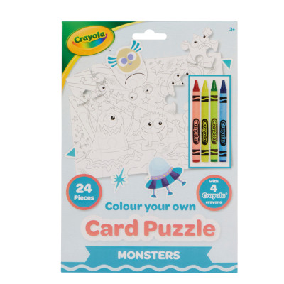 Набор для творчества Crayola Пазл-раскраска Монстры С карандашами (15919-A) Винница - изображение 3