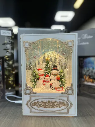 Kipo Рождественская ночь Новогодний музыкальный ночник-светильник XMAS WDL 24023B Київ