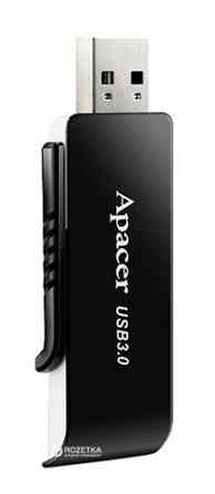 Флешка Apacer 32ГБ USB 3.2 чорна Київ