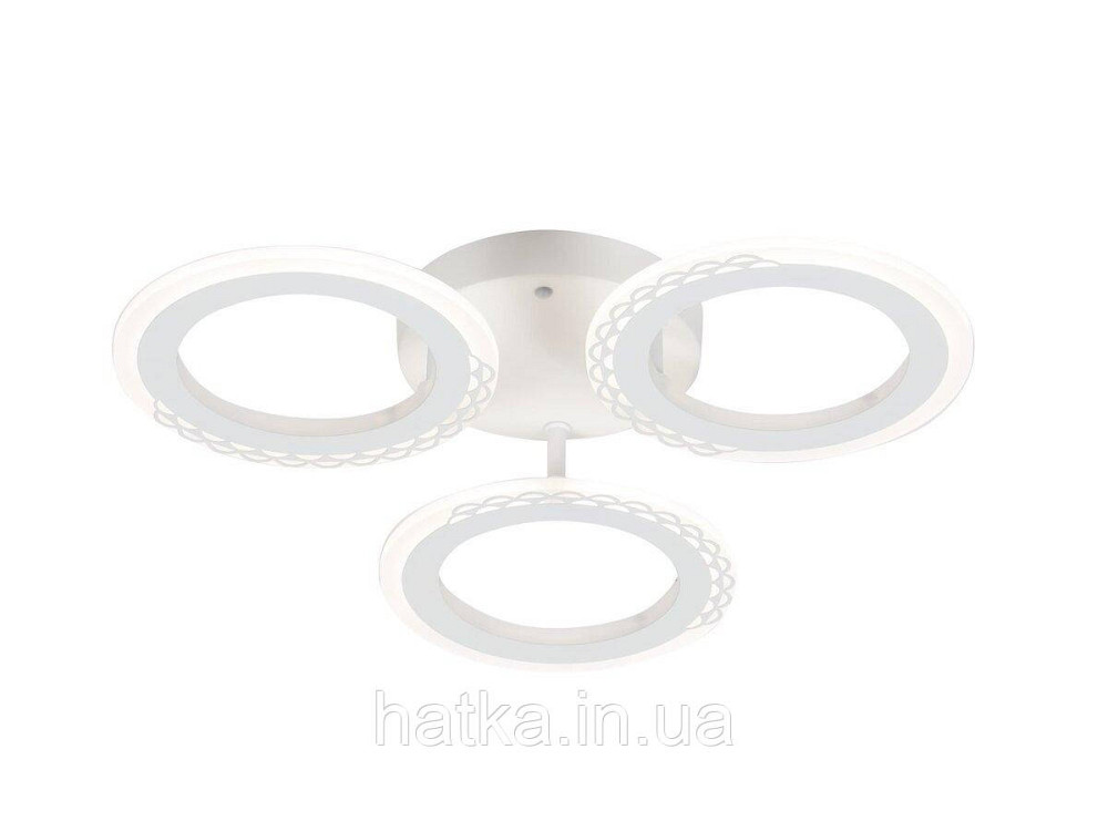 Світлодіодна люстра VALESO G 2701/3 Білий 48W Київ - фото 1