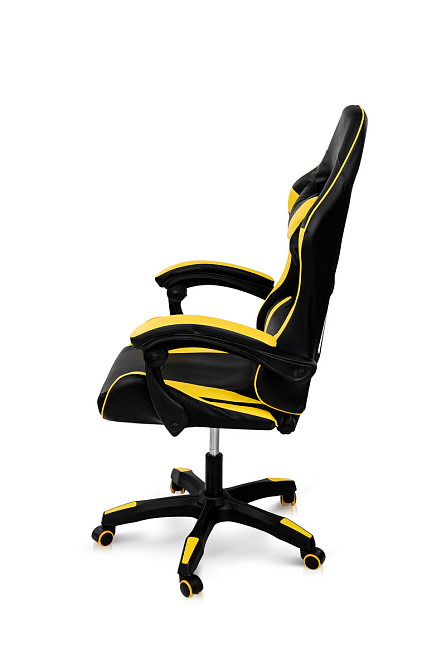 Крісло геймерське Слім, чорний/жовтий Київ - фото 3
