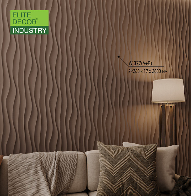 Панель декоративна поліуретанова Art Decor W 377(A+B) Дніпро - фото 8