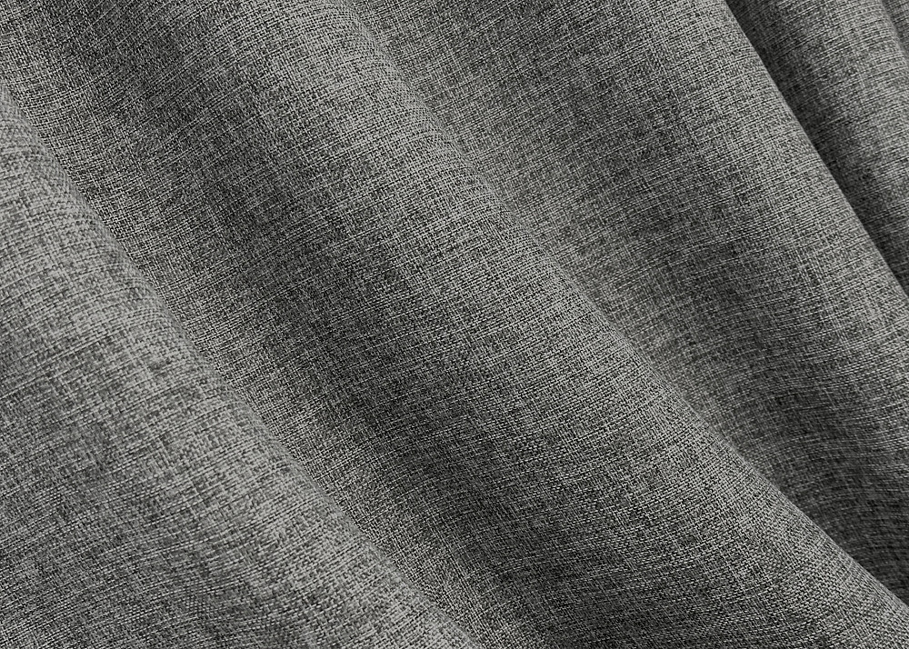 Комплект штор VR-Textil Лен Мешковина 150х270 2шт и Тюль 500х270 108ш-115т Серый с белым 71-024/4 Киев - изображение 5