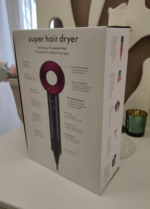 Професійний фен стайлер для волосся Super Hair Dryer 1600 Вт + 5в1 насадок, 4 температурні режими Одеса - фото 2