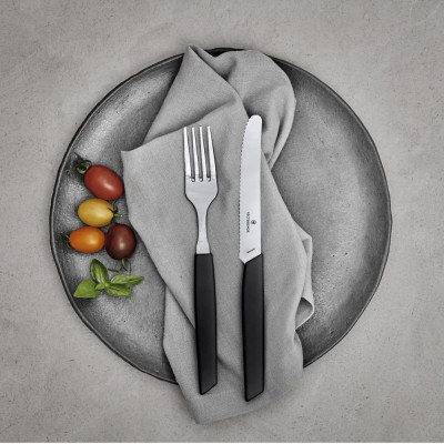 Кухонний ніж Victorinox Swiss Modern TomatoSausage 11см Black (6.9003.11W) Вінниця - фото 3