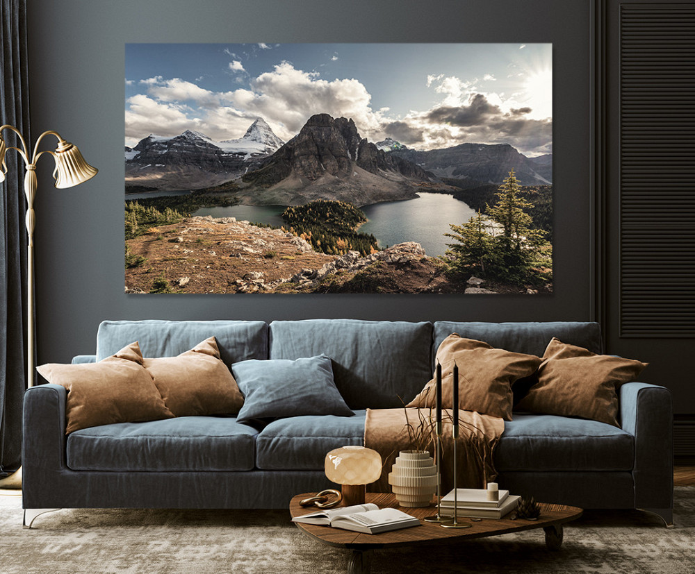 Картина холст у вітальню / спальню   Природа гір     MLP_72 ( 60х30см ) 60x100 см Київ - фото 3