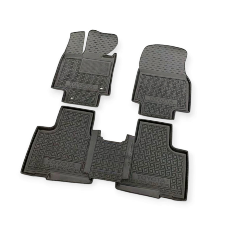 Коврики Тойота highlander 2020-> борт 2,5см, с перемычкой салона Мукачево - изображение 1