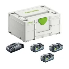 Festool SYS 18V 3x8,0/SCA16 Energy Set 3x Акумулятор 18 V 8,0 Ah ( 577323 ) + ładowarka 576953 Systainer Киев