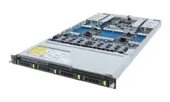 Сервер Gigabyte R183-S93-AAC1, RACK 1U, DP, 4Gen. Intel Xeon Scalable, 4x3.5/2.5" NVMe/SATA/SAS, 2x1GbE, Red. PSU, IPMI Київ