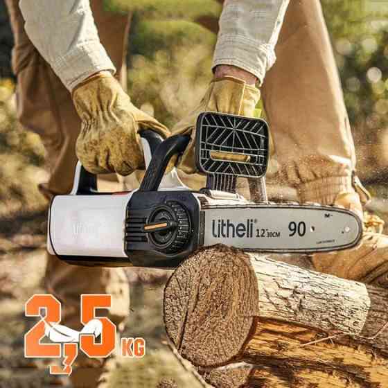 Аккумуляторная цепная пила Litheli питание от павербанка УМБ Litheli Power Bank 10000 мАч 45Вт 2А (U20CS00-0U220) IG-54 Львов