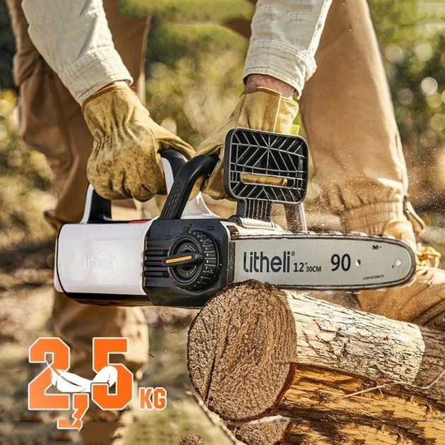 Аккумуляторная цепная пила Litheli питание от павербанка УМБ Litheli Power Bank 10000 мАч 45Вт 2А (U20CS00-0U220) IG-54 Львов - изображение 3