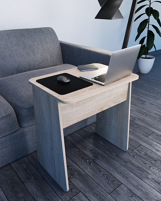 Стол для ноутбука, Дуб Сонома, 650/450/700 Львов - изображение 3