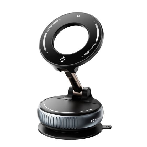 Держатель для телефона,автомобильный, магнитный на присоске с функцией оборота на 360,универсальный для машины или дома,черный Каменец-Подольский