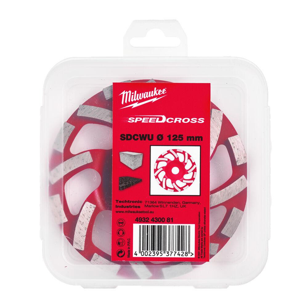 Алм. шлифувальна чашка SDCWU 125мм SPEEDCROSS MILWAUKEE Одесса - изображение 1
