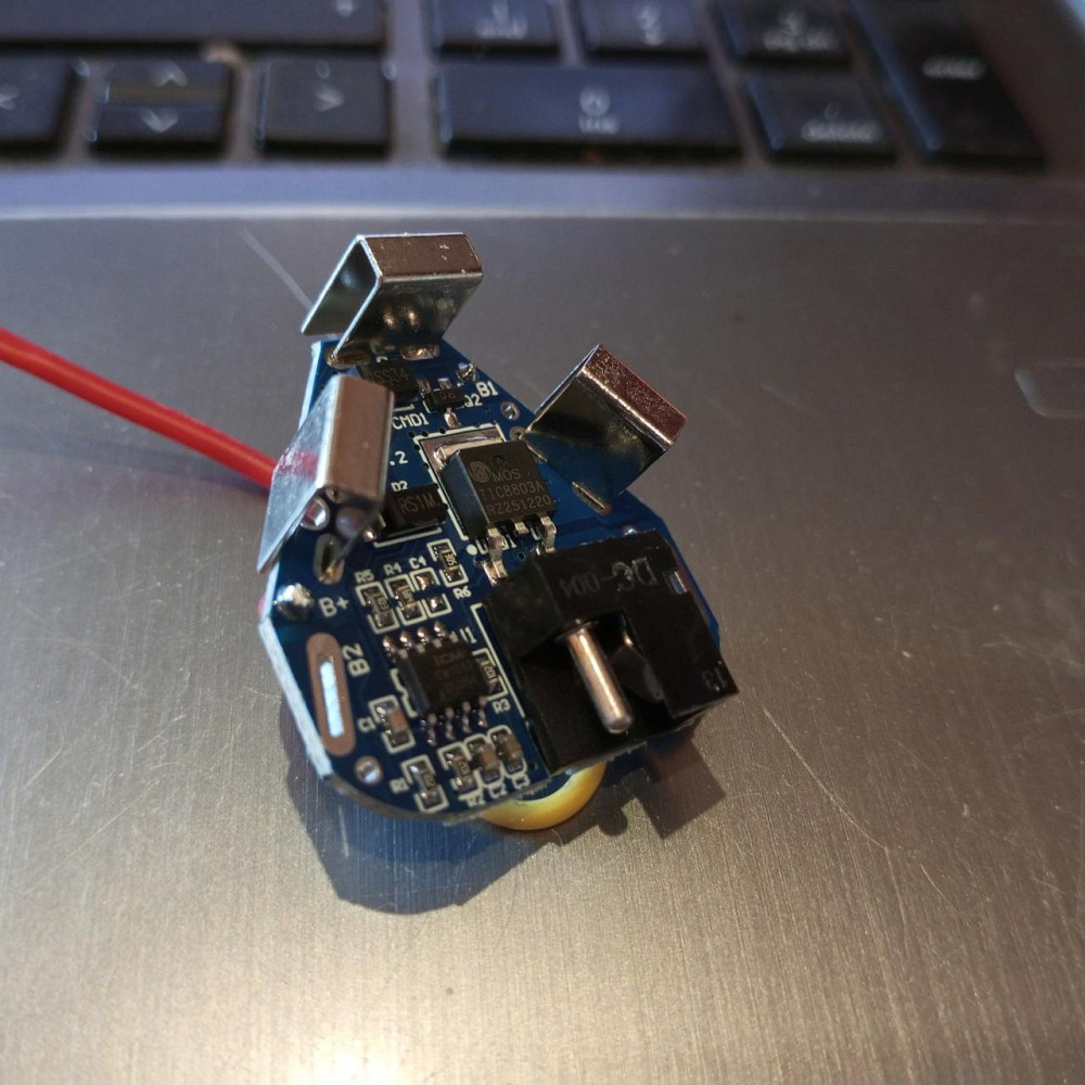 Плата захисту 3х3,7В Li-ion акумуляторів 12В для шуруповерта Полтава - изображение 1