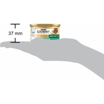 Паштет для кошек Purina Gourmet Gold. С кроликом. Кусочки в паштете 85 г (7613033706271) Винница - изображение 4