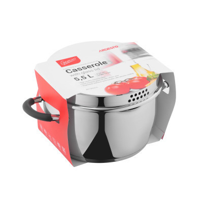 Каструля Ardesto Gemini Silicon 5.5 л (AR1955GS) Вінниця - фото 2