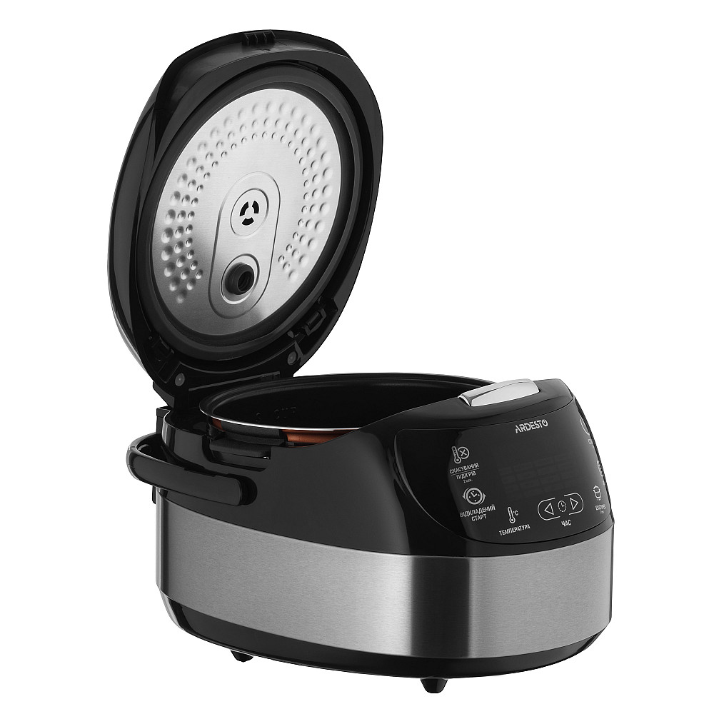 Мультиварка ARDESTO, 860Вт, чаша-5л, електронне керування, корзина для фритюру, метал/пластик, сріблястий Киев - изображение 3