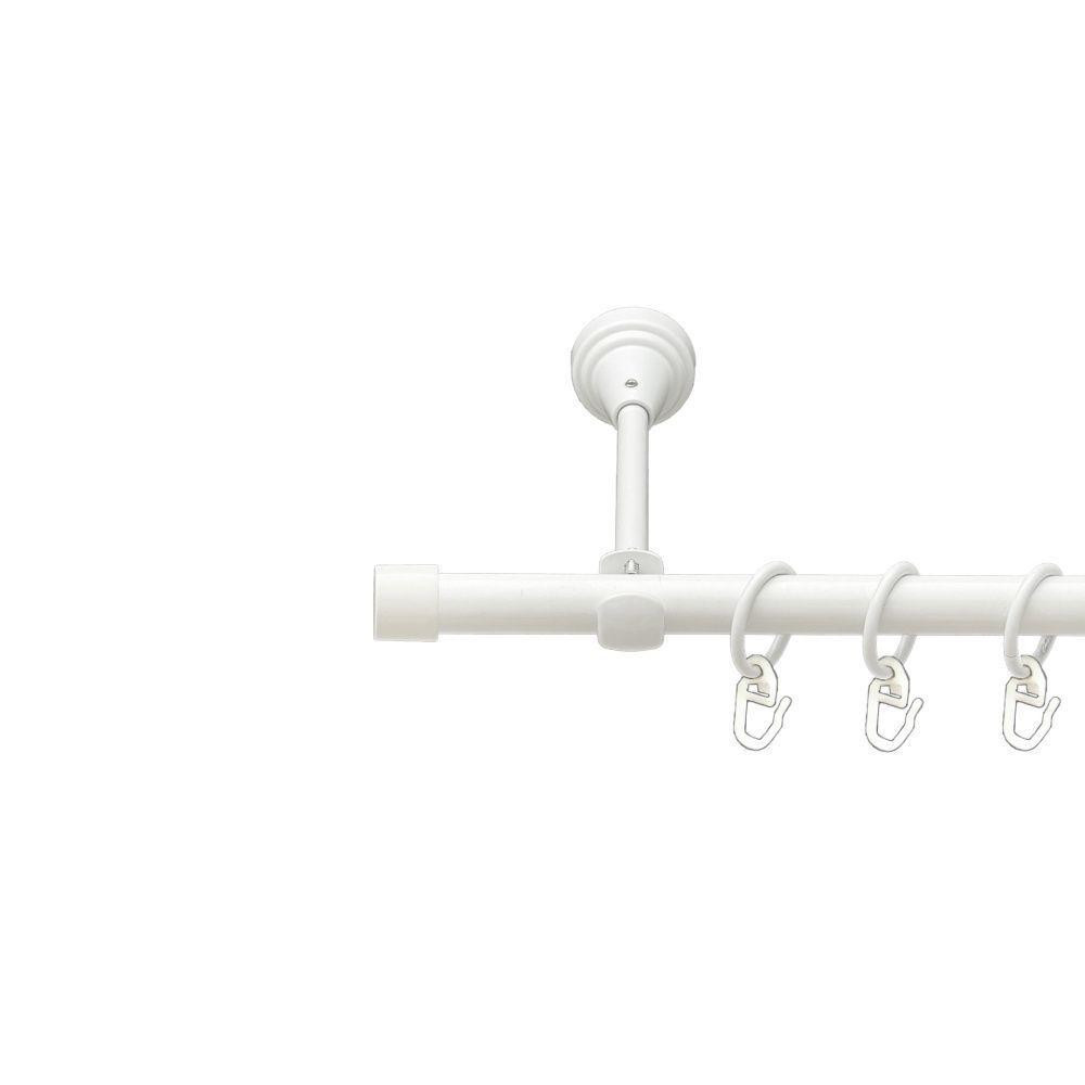 Карниз Orvit Заглушка металевий однорядний відкритий гладка труба кільце металеве Арктіс 16 мм 300 см Львов - изображение 1