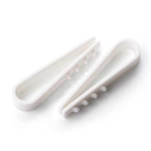 Дюбель-ялинка 6мм для круглого кабелю білий 100шт/уп APRO Житомир