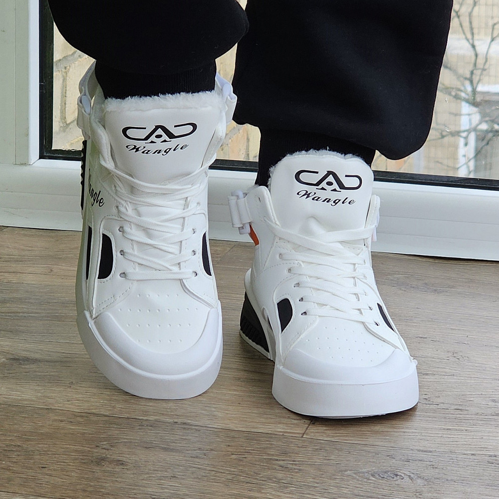 Жіночі зимові Білі Кросівки з Мехом Снікерси Черевики (розміри: 36,37,38,39,40) Дніпро - фото 10