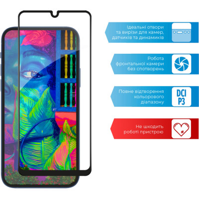 Стекло защитное ACCLAB Full Glue Samsung M22 (1283126517518) Винница - изображение 4