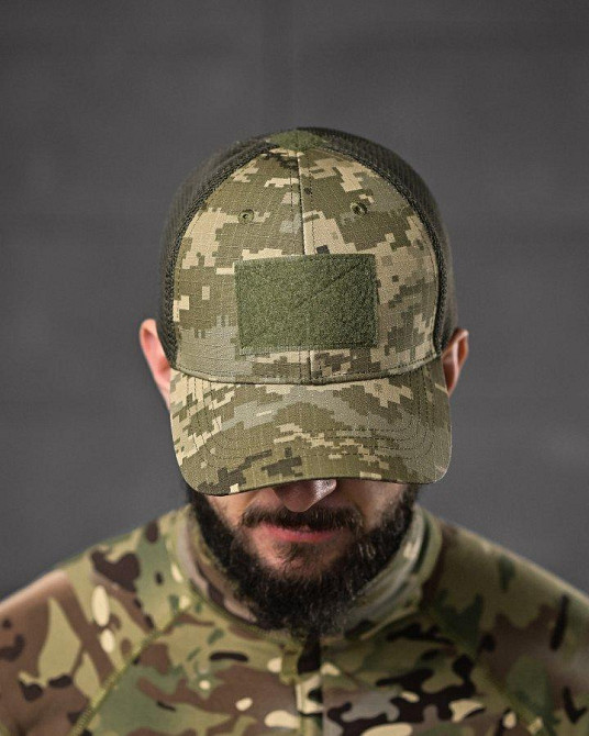 Тактична бейсболка сітка піксель ДЛ6459 Одеса - фото 1