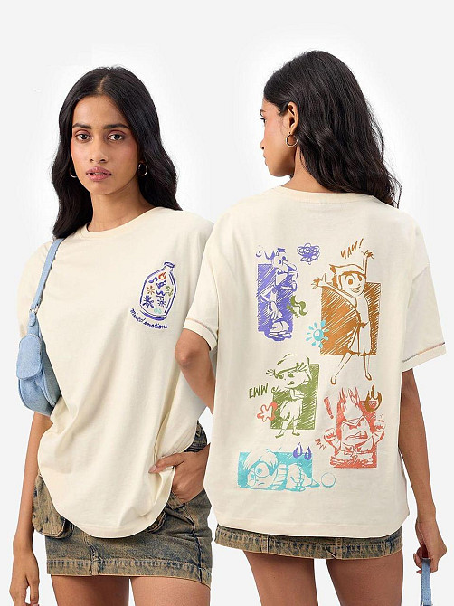 Футболка жіноча з принтом  42 Бежева 2664081438 Дніпро - фото 1