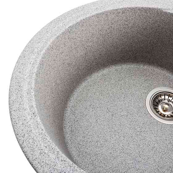 Гранітна мийка для кухні VALESO ONYX 5847 матова Сіра Коломыя