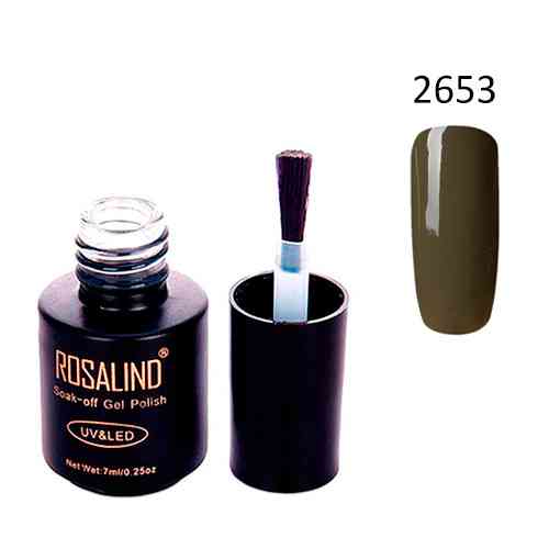 Гель-лак для нігтів манікюру 7мл Rosalind, шелак, 2653 кварцовий Вінниця