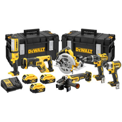 Набор электроинструментов DeWALT 6 од., 3*5Ah, 2 кейси TOUGH SYSTEM (DCK623P3) Винница - изображение 10
