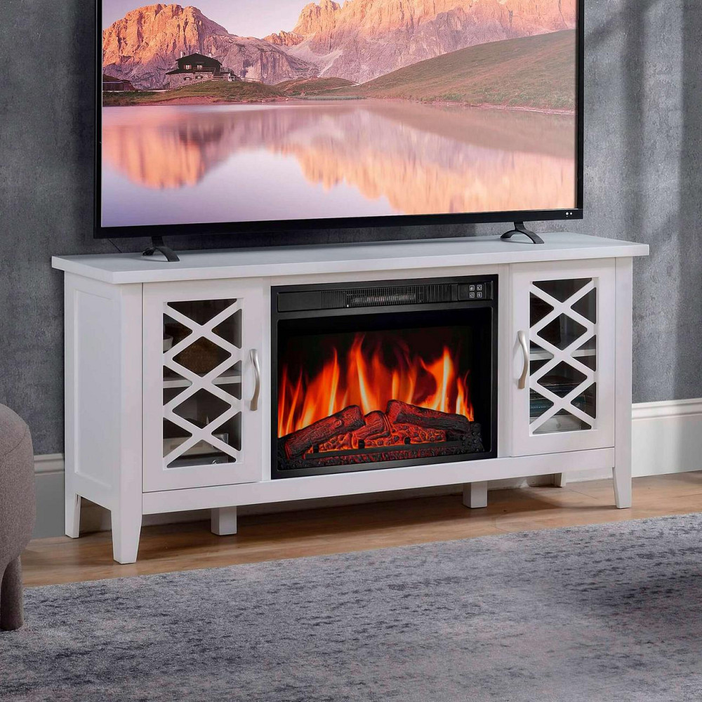 Камінокомплект ArtiFlame Odessa AF23S білий з обігрівом і звуком горіння вогню Львів - фото 7