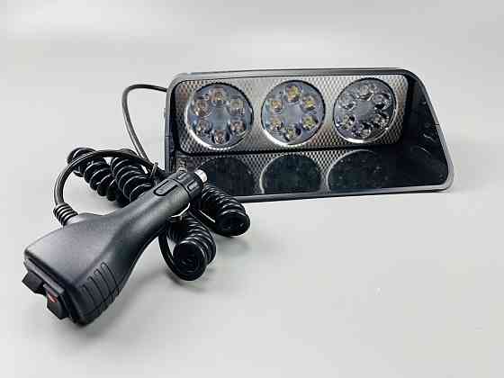 Проблисковий світлодіодний маячок мигалка лампа S18 стробоскоп 9-80V (18 led діодів) Мукачево