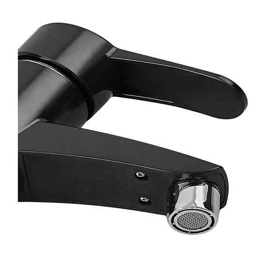 Змішувач для умивальника Plamix Sergio-001 Black    ( PM0030 ) 38003 Харків