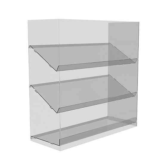 Подставка витрина EKOSTAR под батончики настольная 3 полки 400х150х400 Киев