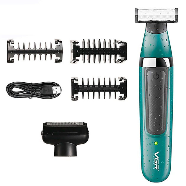 Хороший тример для бороди VGR, Машинки для стрижки вусів і бороди, Професійна електробритва FO-18 Львів - фото 14
