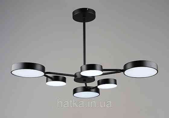 Люстра підвісна світлодіодна VALESO B YH1354/3+3 BK 63W Київ