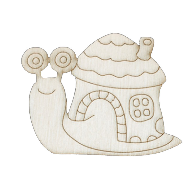 Набір дитячої творчості Розпис по дереву "Магніти-равлик та жабка" РД-013 Вінниця - фото 4