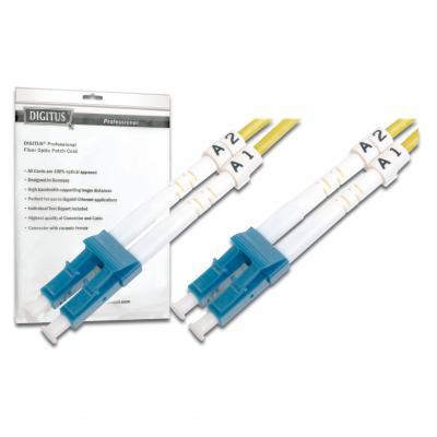 Оптический патчкорд Digitus LC/UPC-LC/UPC,9/125,OS2(Singlemode),Duplex,10m (DK-2933-10) Винница - изображение 1