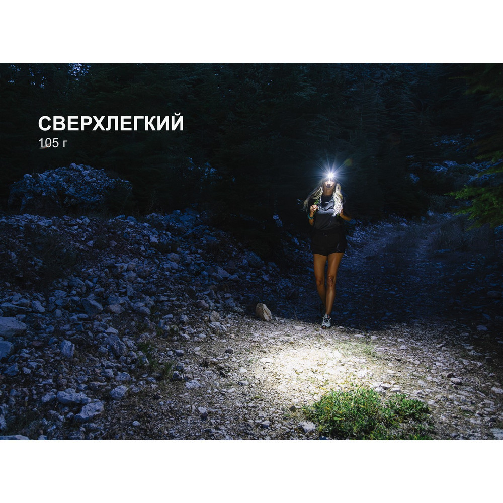 Ліхтар налобний Fenix HM55R з червоним світлом 1200 лм Фіолетовий Вінниця - фото 9