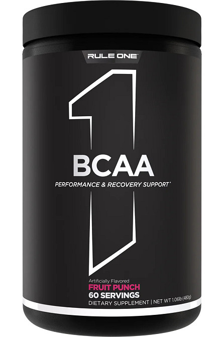 Аминокислотный комплекс Rule One BCAA 480 г, Fruit Punch Луцк - изображение 1