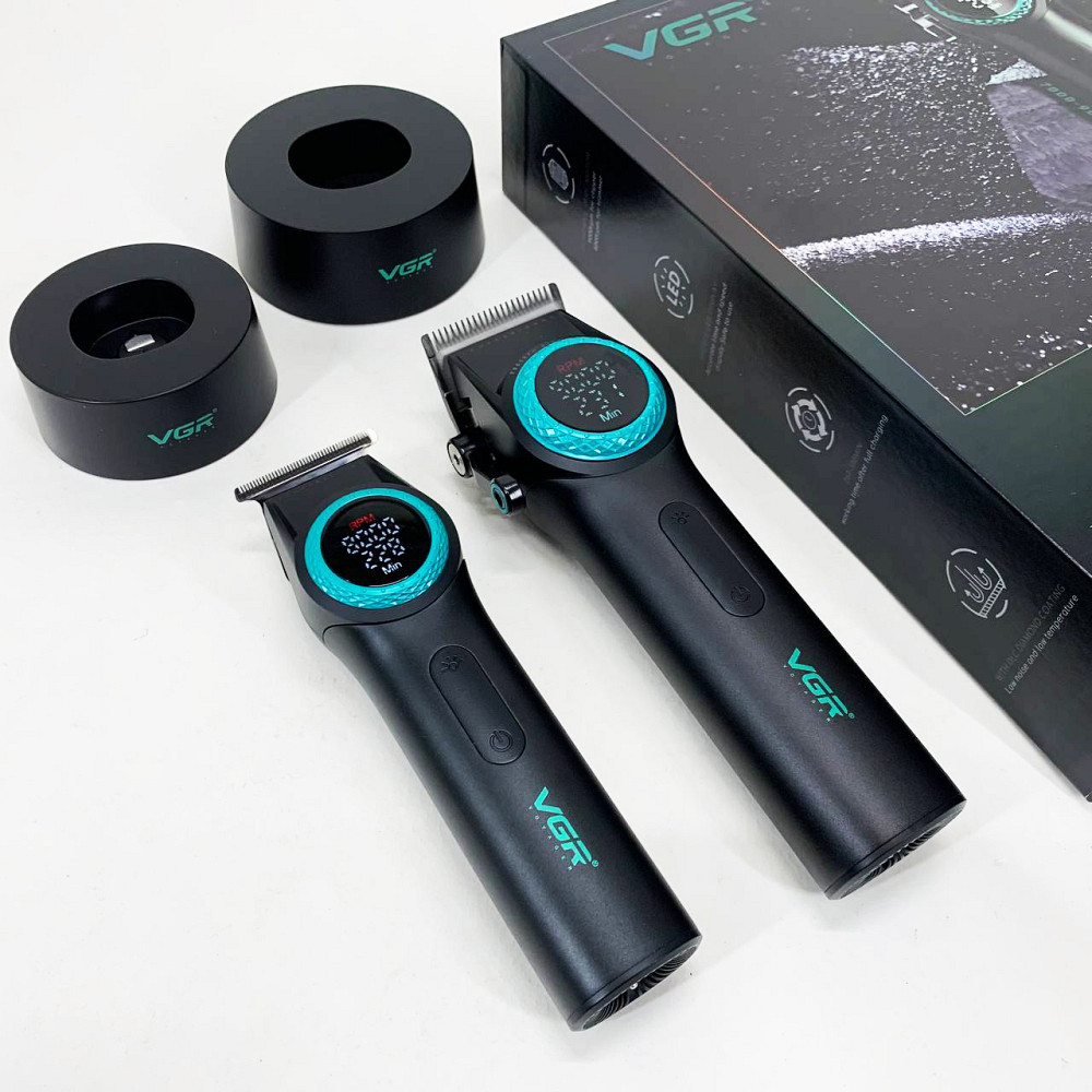 Набір для стрижки волосся на акумуляторі, Машинка для стрижки на акумуляторі Машинка підстригання OJ-48 Івано-Франківськ - фото 10